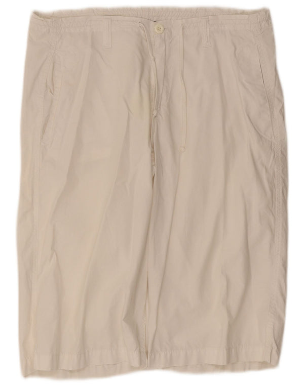 Bermudas Replay Hombre W31 Algodón Blanco Mediano