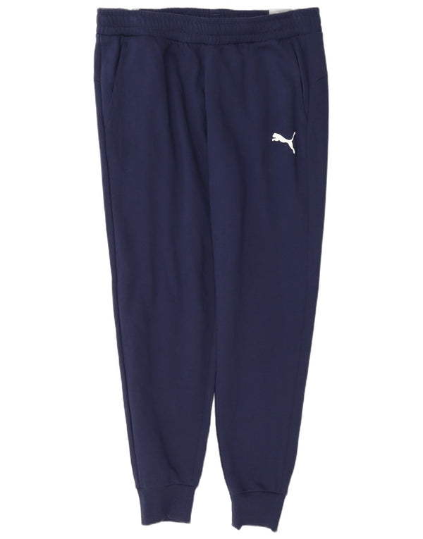 Puma Pantalones De Chándal Hombre Joggers XL Azul Marino Algodón