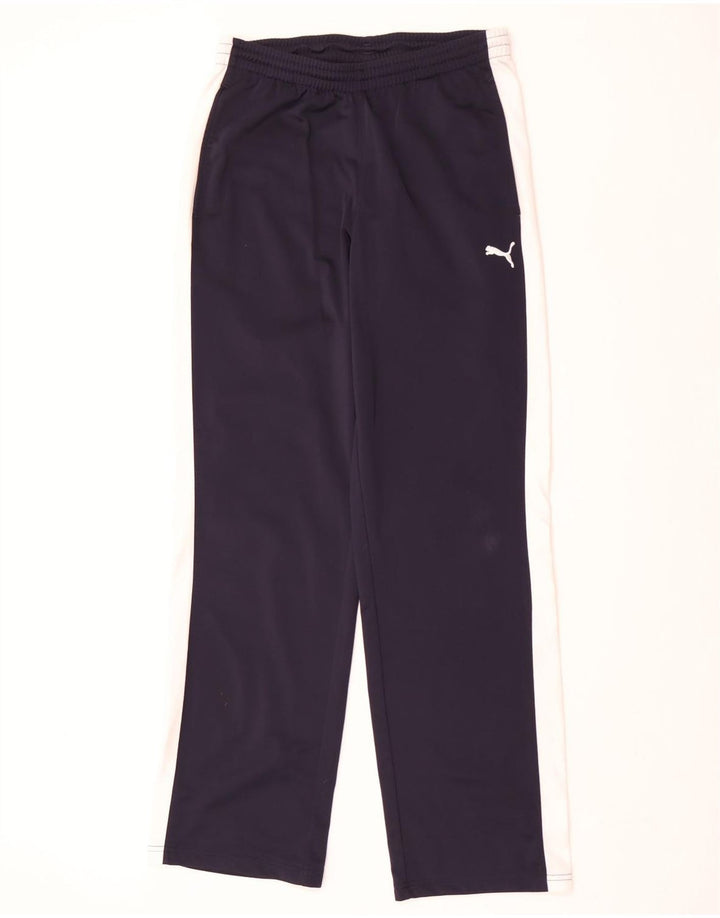 Pantalones De Chándal Puma Hombre Azul Marino Medio Poliéster Color Block