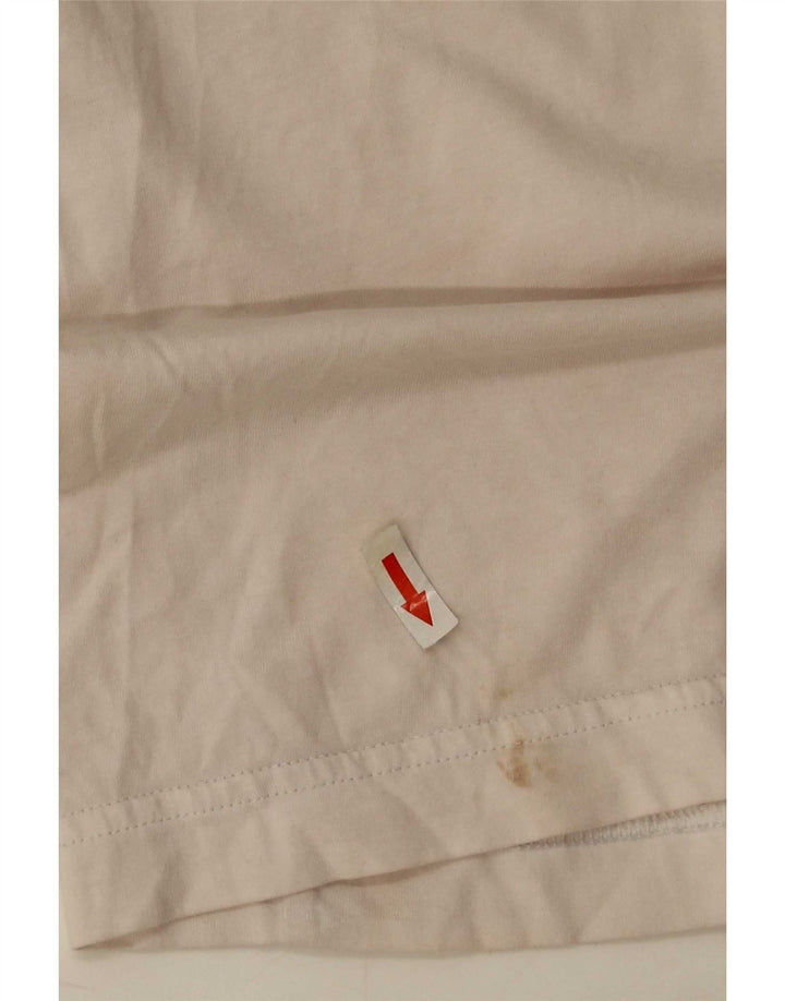 Puma - Camiseta gráfica para hombre, talla grande, algodón blanco