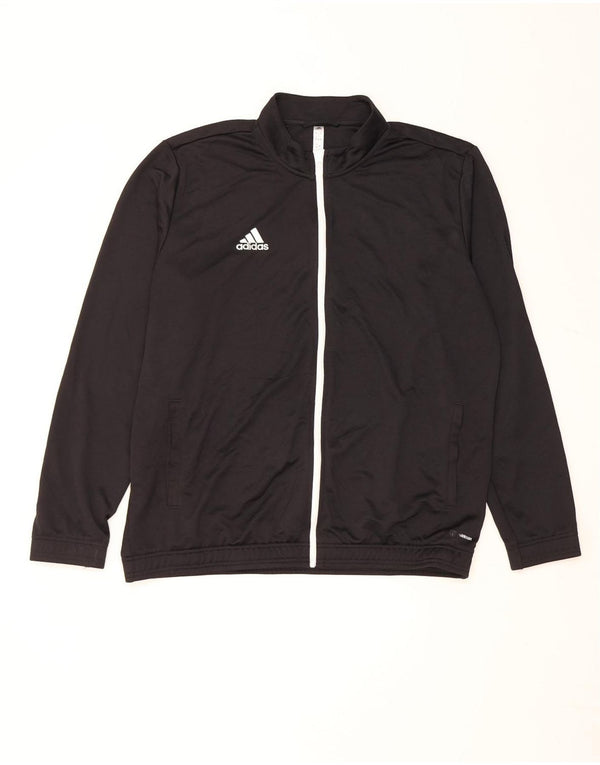 Adidas Hombre Aeroready Chándal Top Chaqueta 2XL Negro Poliéster