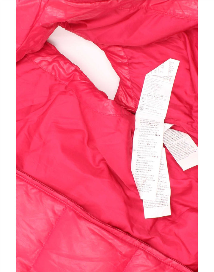 Benetton Chaleco Acolchado Para Niña 8-9 Años Grande Rosa Poliéster