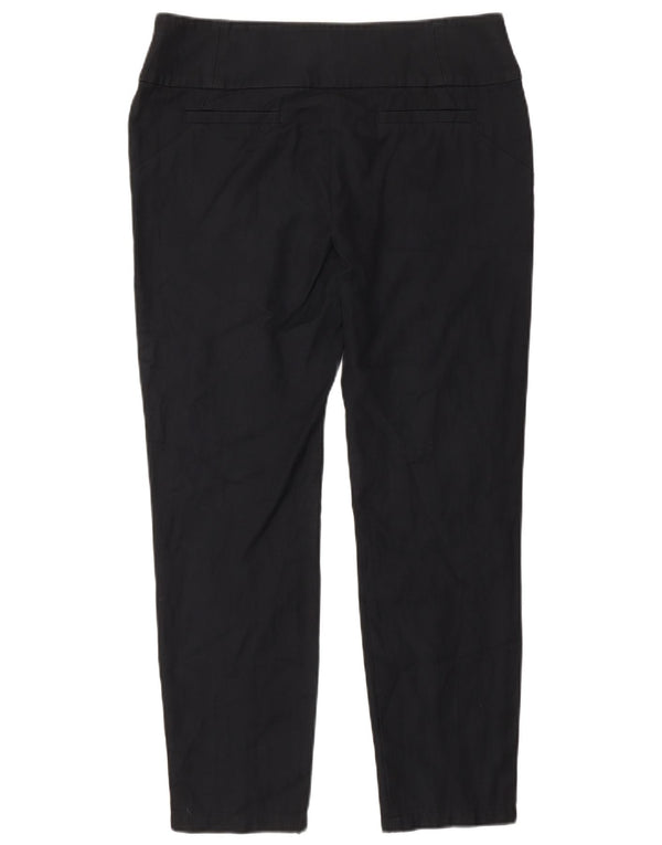Max & Co. Pantalones chinos ajustados para mujer UK 12 Medium W30 L27 Algodón negro