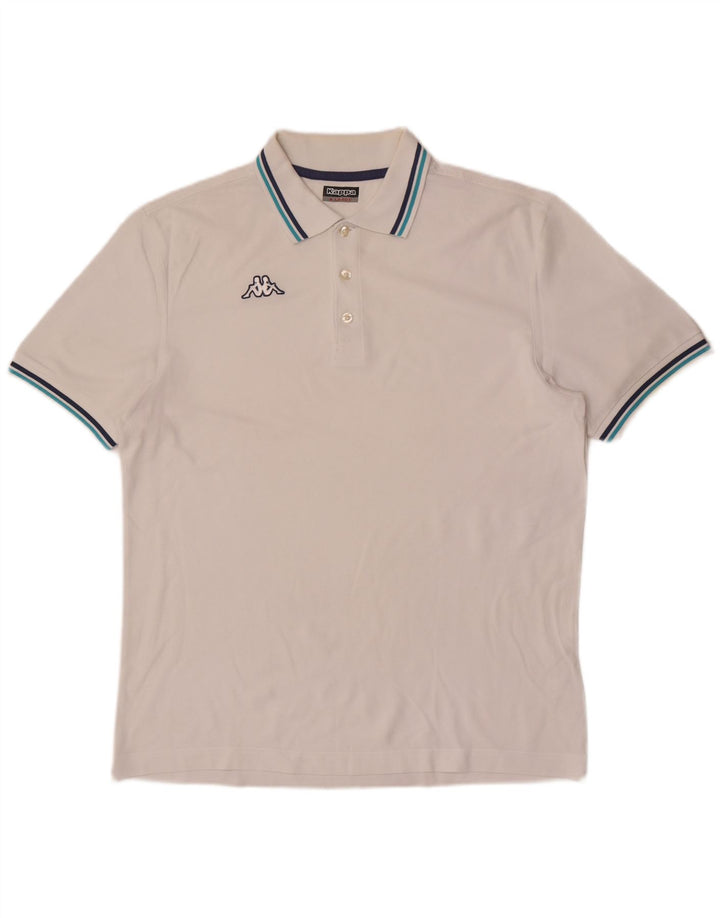 Kappa Polo Hombre XL Blanco
