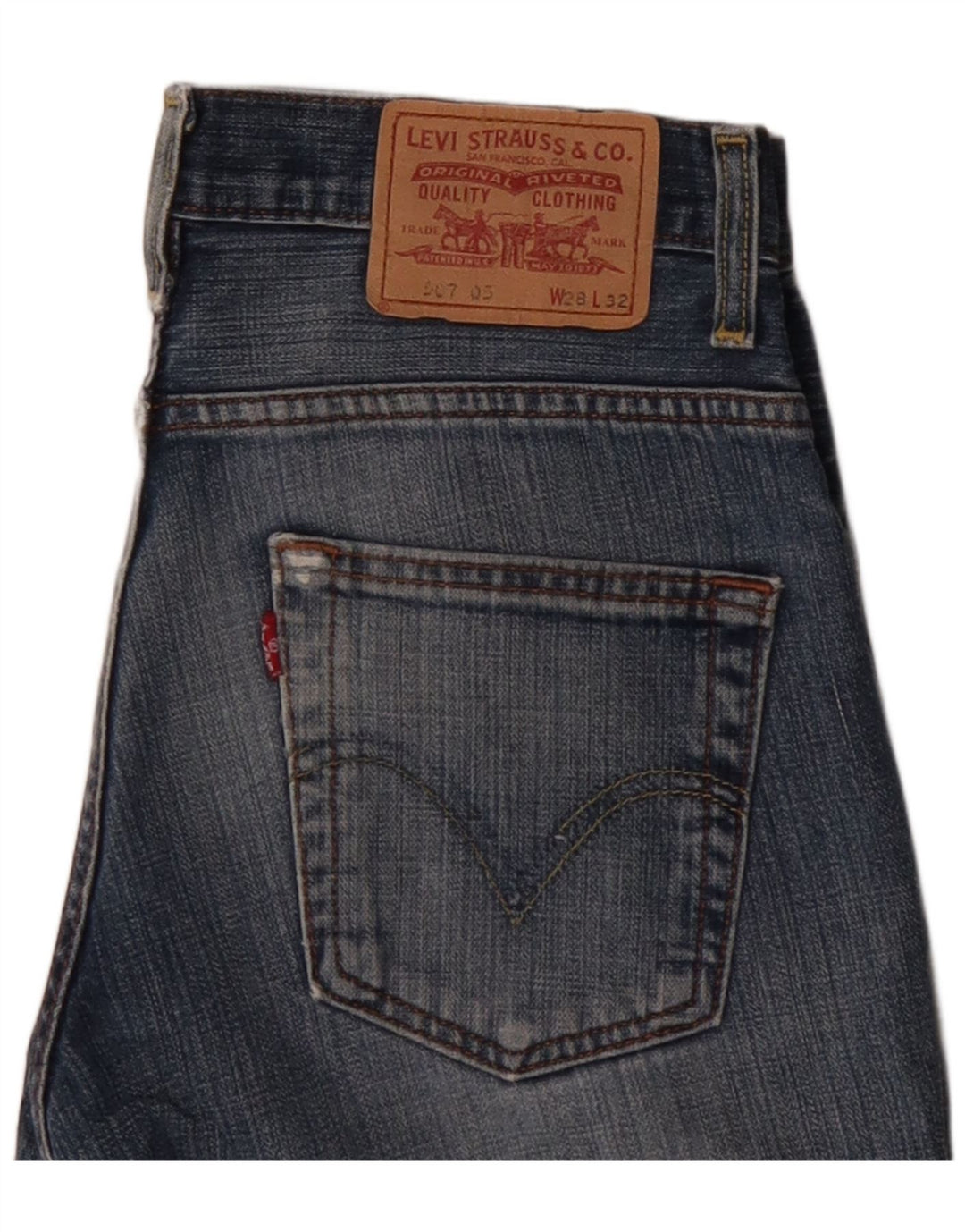 LEVI'S Mujer 507 Shorts De Mezclilla W28 Azul Medio