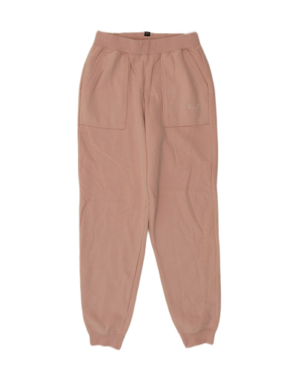 Puma Pantalón de chándal para niña Joggers 13-14 años Algodón Rosa