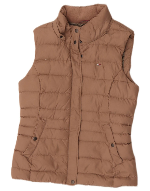 Tommy Hilfiger Chaleco acolchado para mujer UK 12 Poliéster beige medio