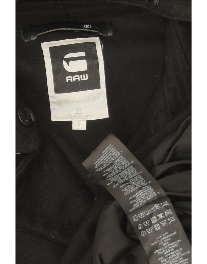 Abrigo de doble botonadura para mujer G-Star UK 40 Small Lana negra