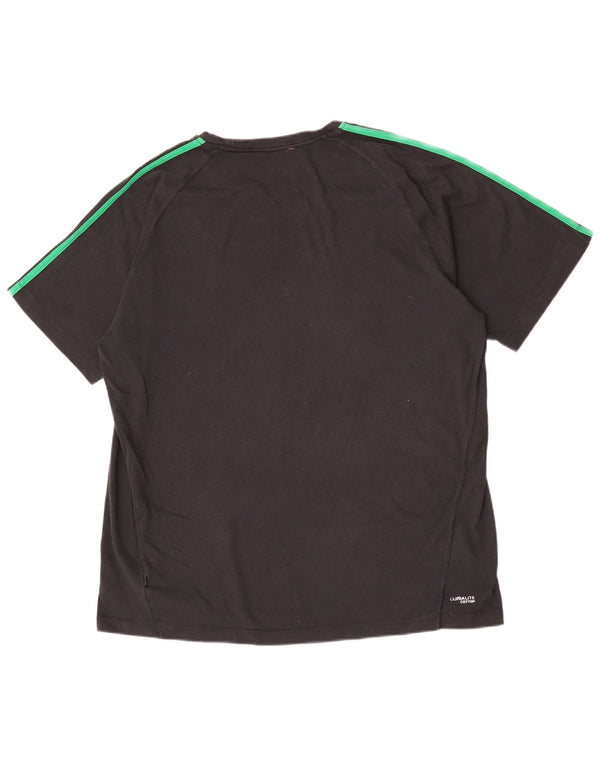 Adidas Mens Climalite Camiseta Top 2XL Gris Algodón