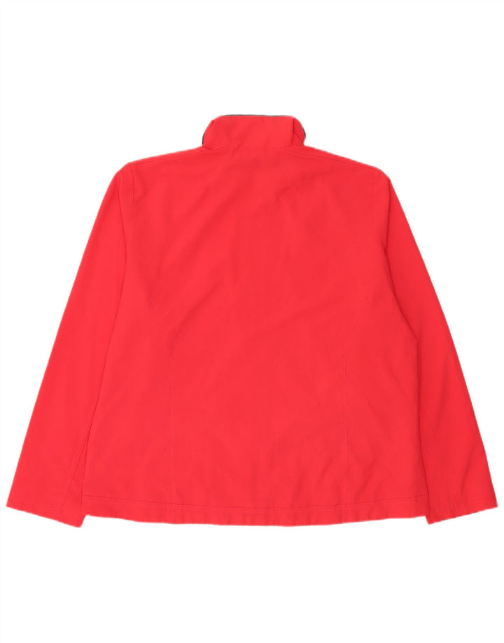 Adidas - Chaqueta de chándal para mujer, talla 40, XL, poliéster rojo