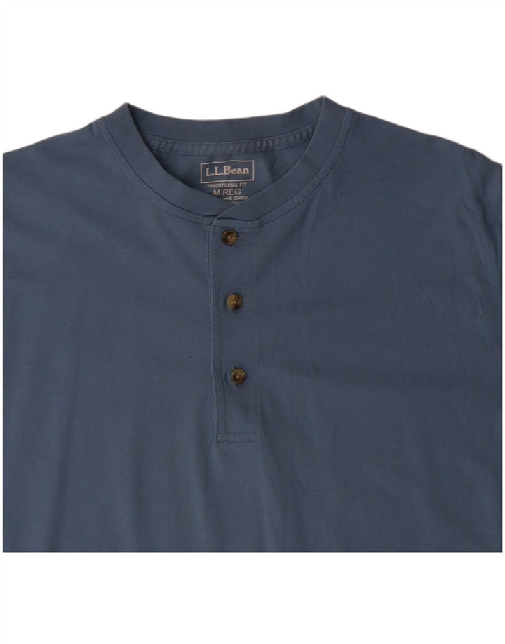 L.L.BEAN Camiseta de ajuste tradicional para hombre Top Algodón azul medio