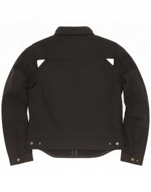 Chaqueta Merlin Heritage Waxed Racer para hombre UK 38 Medium Azul marino Bloque de color