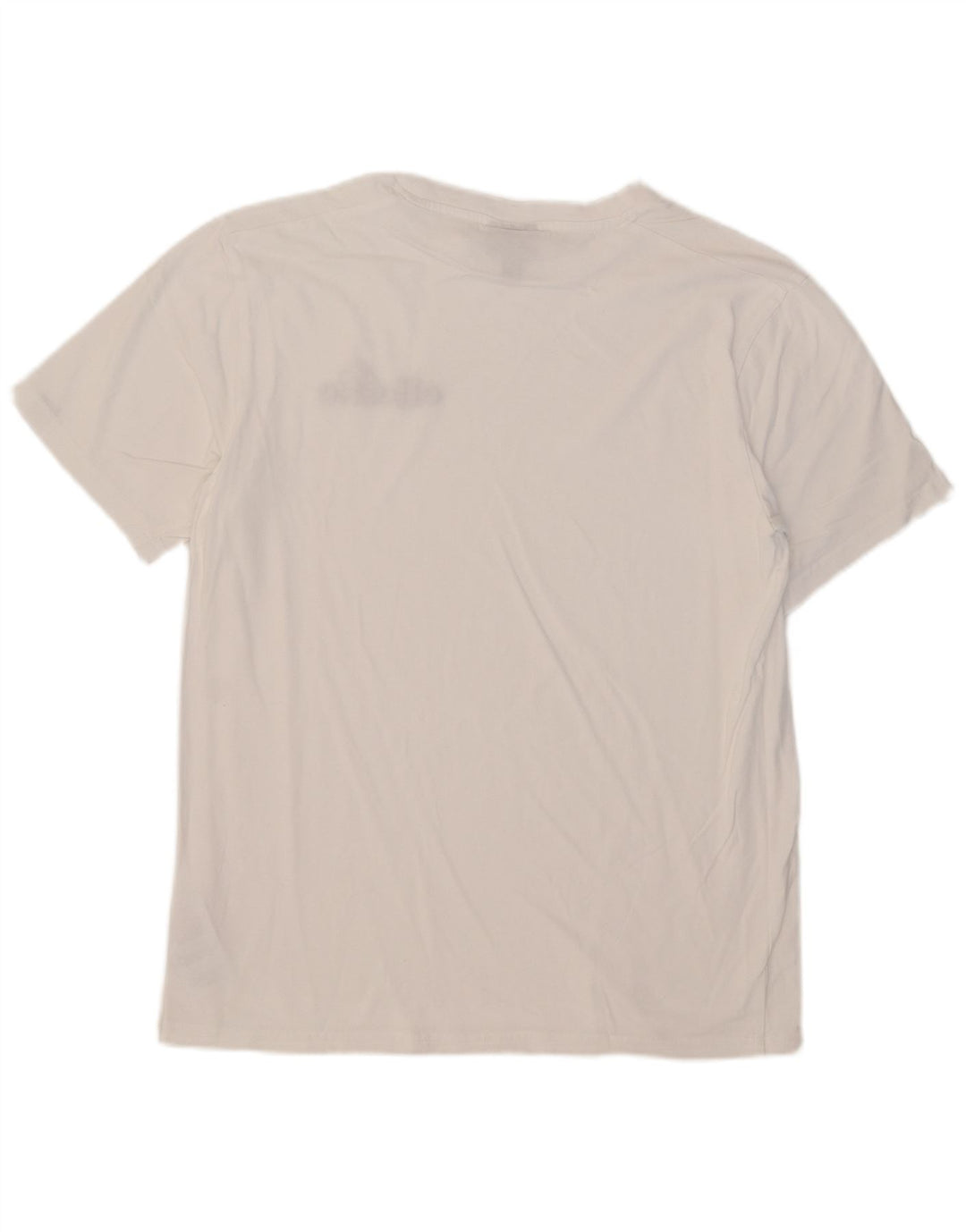 Ellesse - Camiseta para hombre, talla grande, algodón blanco