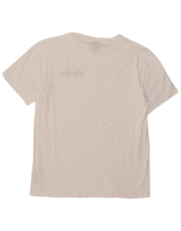 Ellesse - Camiseta para hombre, talla grande, algodón blanco