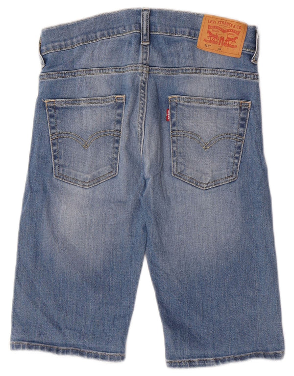 Levi's 511 Shorts vaqueros ajustados para niños 13-14 años W26 Algodón azul