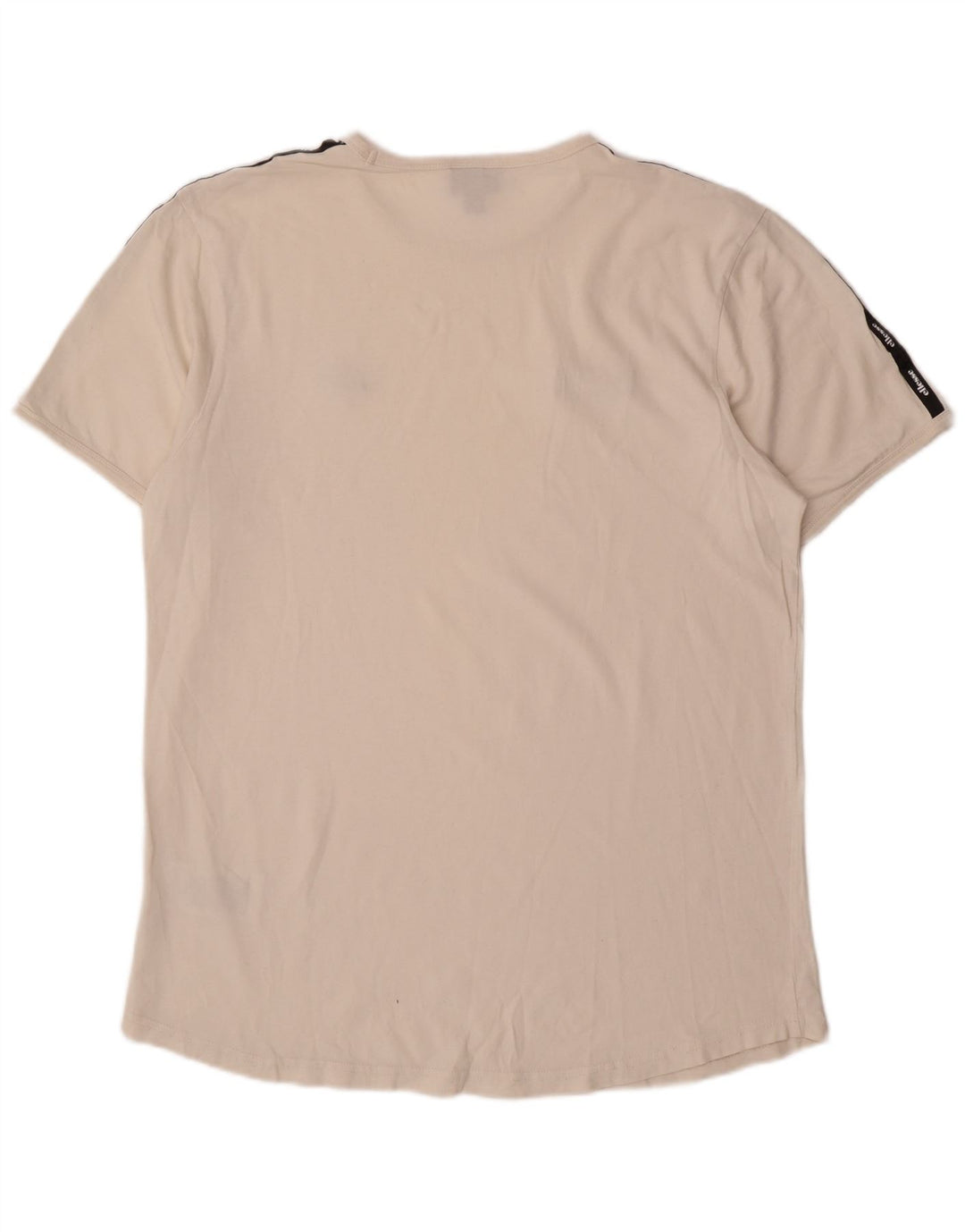 Ellesse Camiseta gráfica para hombre Top XL de algodón blanco roto