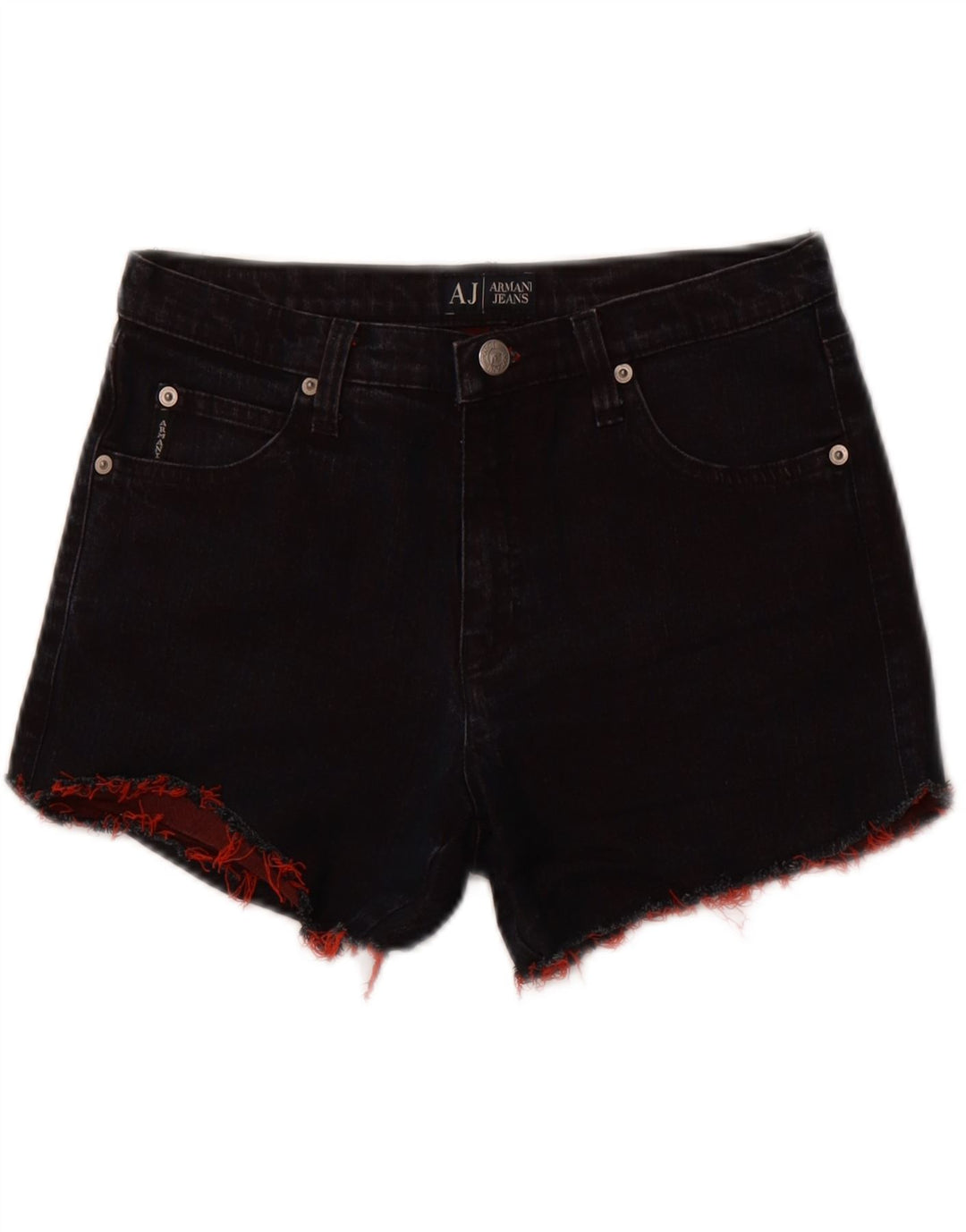 ARMANI Womens Denim Shorts W29 Medium  Navy Blue Cotton