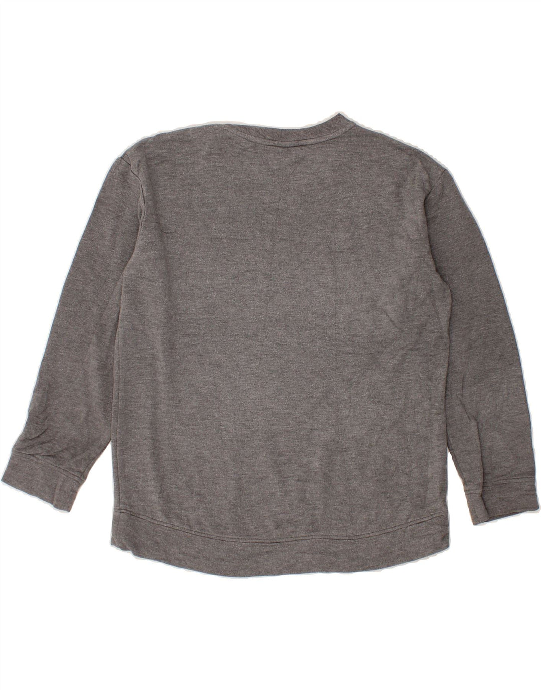ORVIS Womens Oversized Sweatshirt Jumper UK 10 Small Grey Modal Vintage Orvis and Second-Hand Orvis from Messina Hembry 