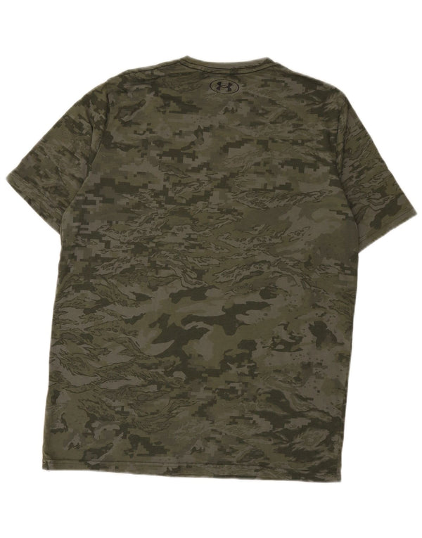 Camiseta Under Armour Hombre Top Medium Verde Camuflaje