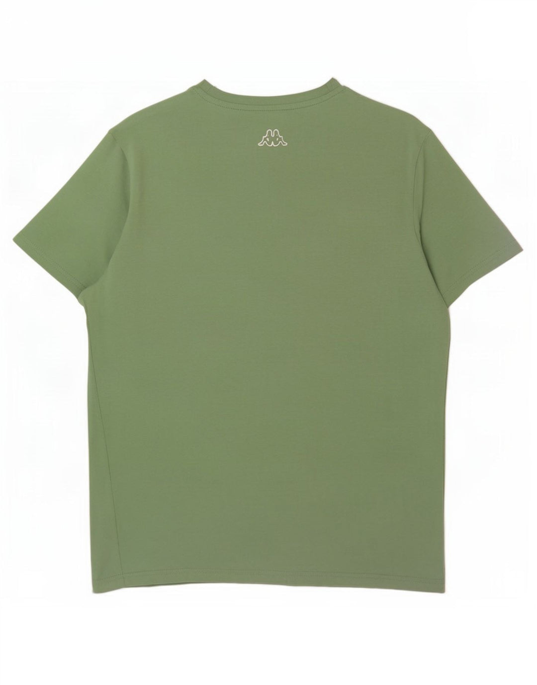 Kappa Hombre Camiseta Gráfica Top Algodón Verde Medio