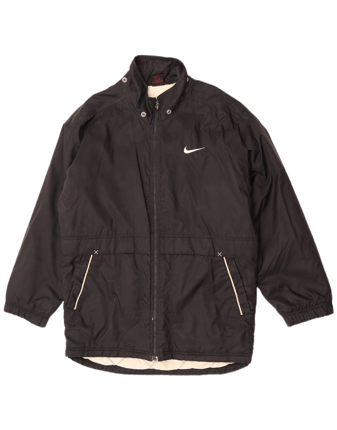 Nike - Abrigo cortavientos gráfico para hombre, talla 39/41, talla M, color negro