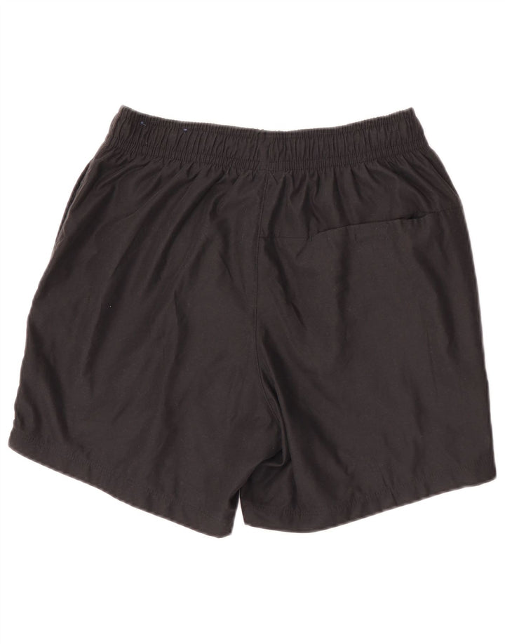 Nike - Pantalones cortos deportivos para hombre, talla pequeña, poliéster negro