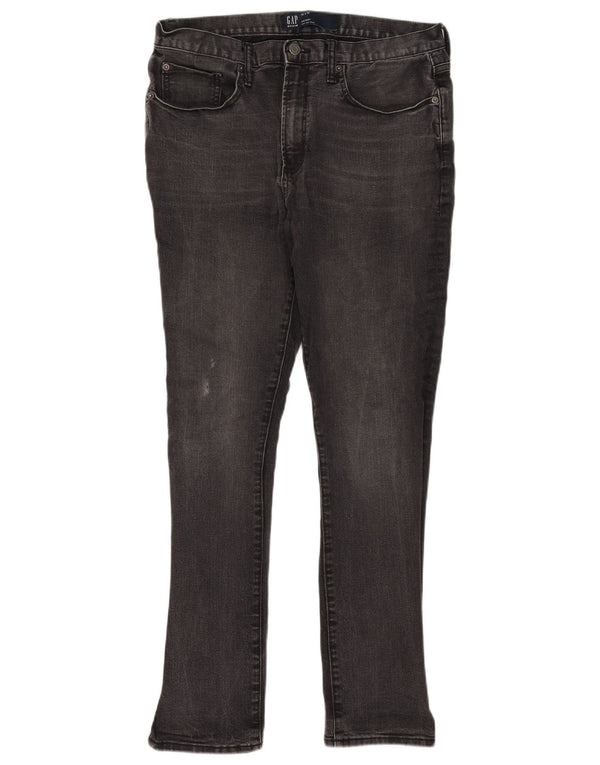Gap Womens Skinny Jeans W32 L30 Black Cotton