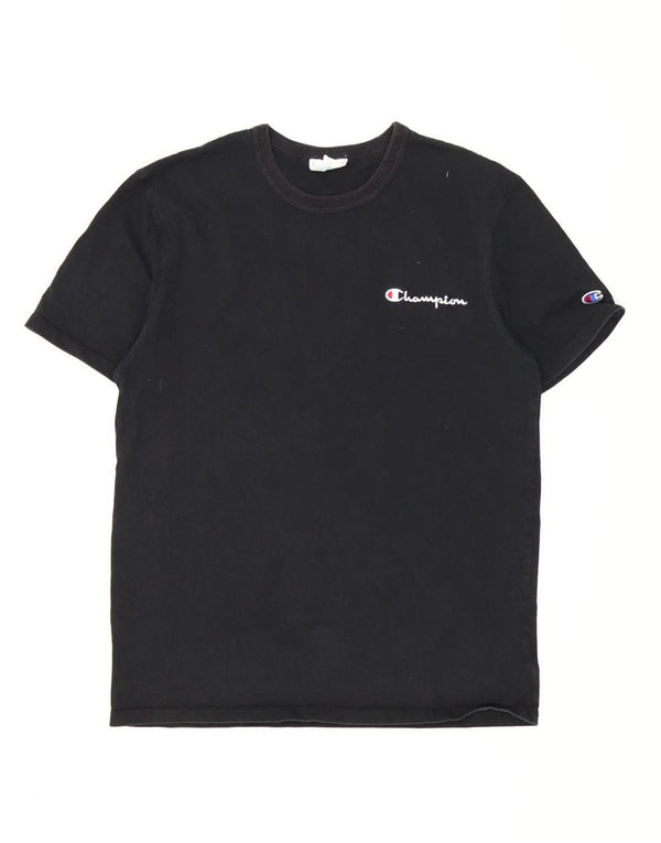 Champion Camiseta Hombre Top Medium Negro Algodón