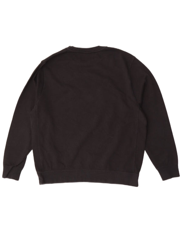 Nike - Sudadera tipo jersey para hombre, talla grande, algodón negro