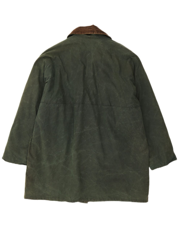 Richmond Forest Chaqueta de algodón encerado para hombre UK 42 XL Verde