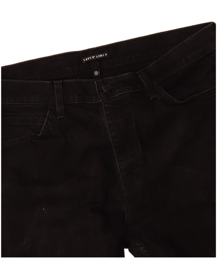 LEVI'S Vaqueros rectos para hombre W36 L27 Algodón negro