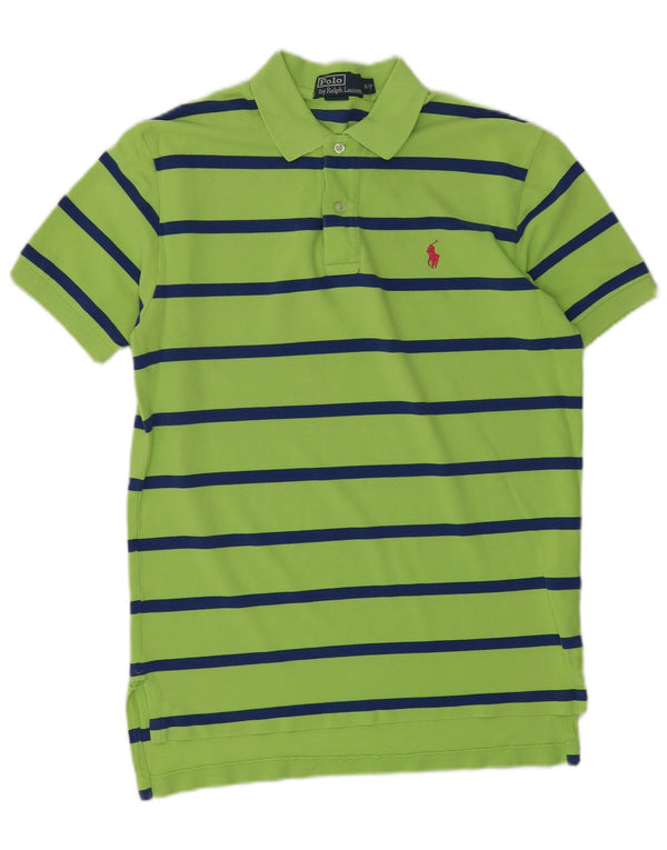 Camisa Polo Ralph Lauren Hombre Pequeña Algodón A Rayas Verde