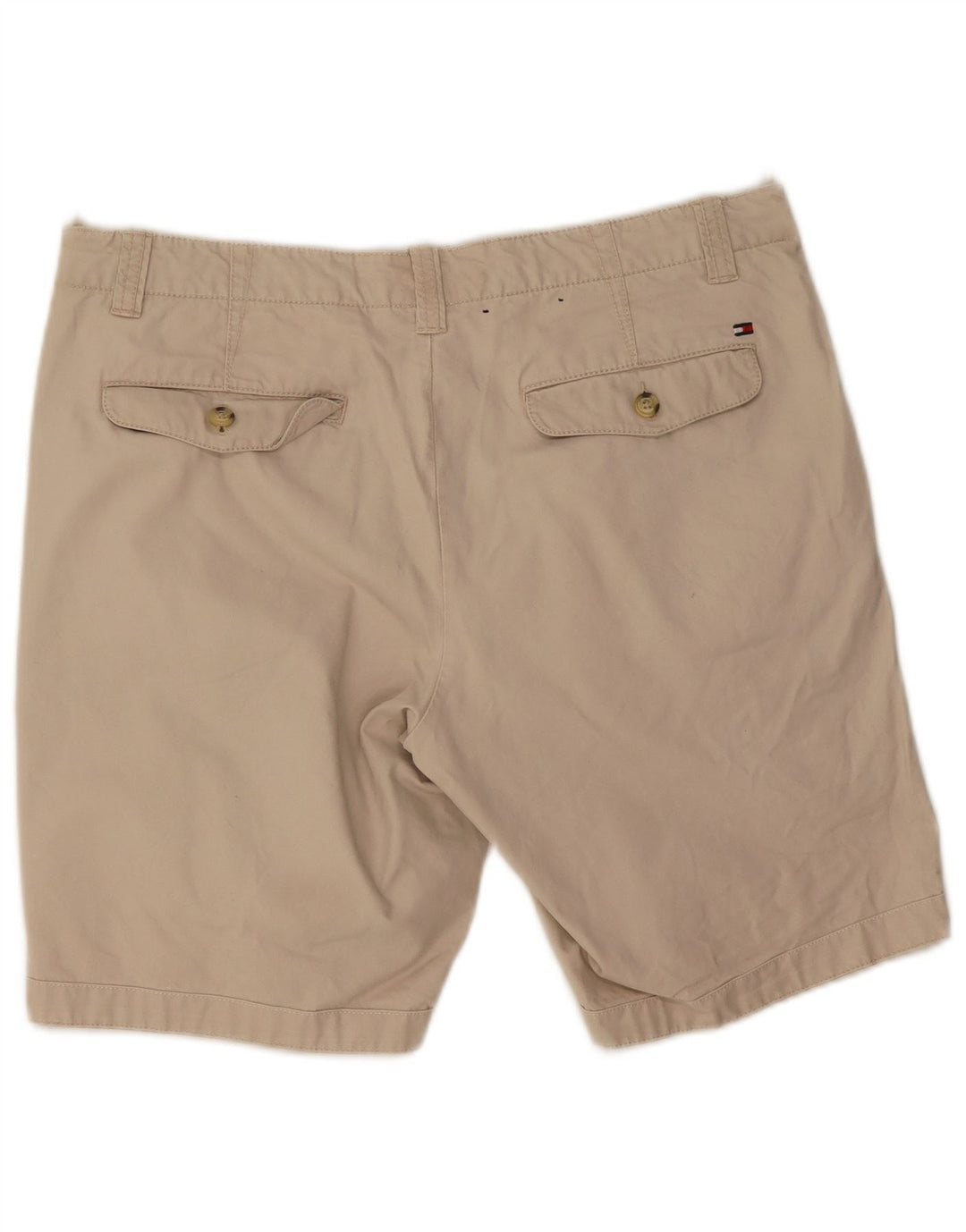 Tommy Hilfiger Pantalones cortos chinos de corte regular para hombre W32 Beige medio