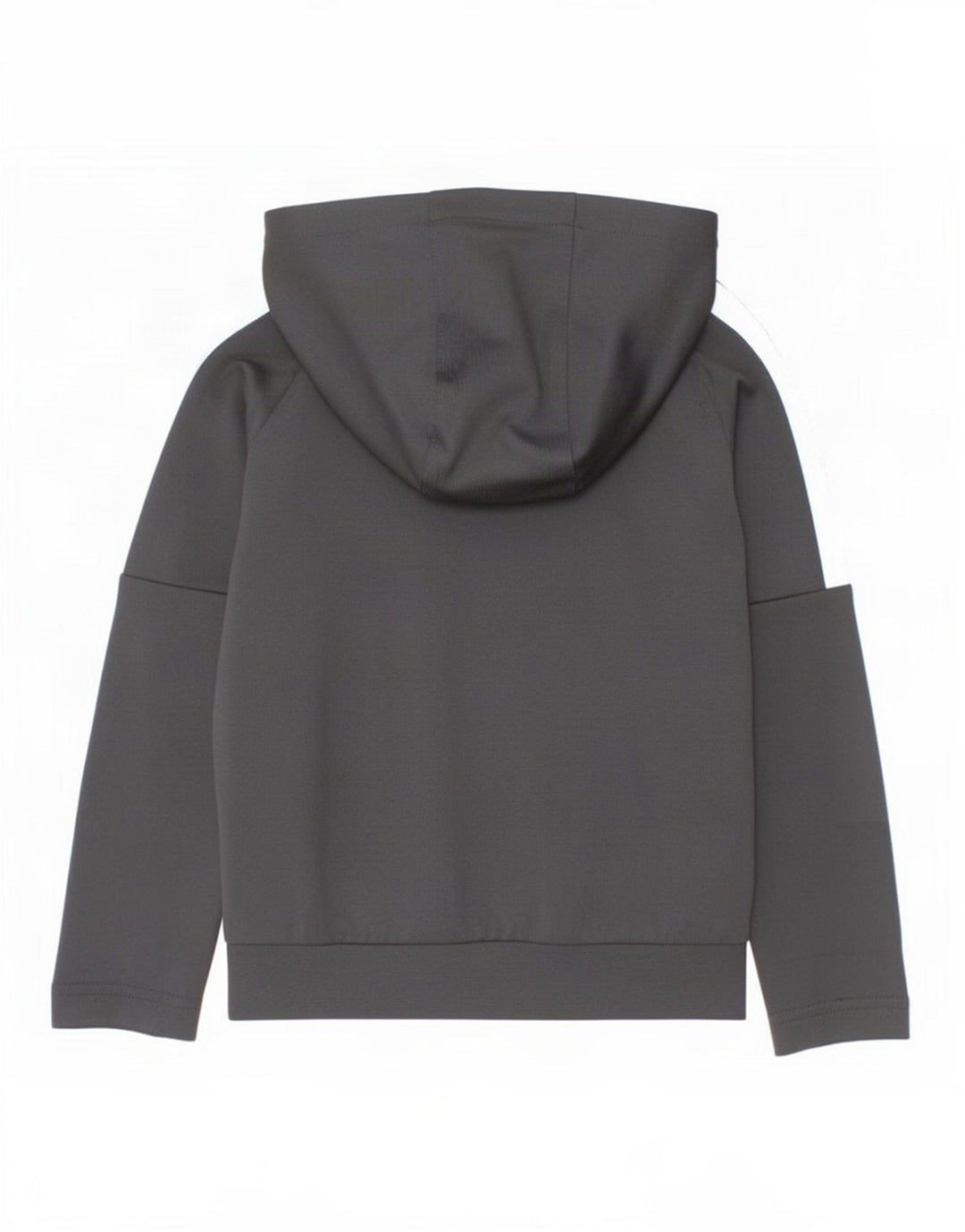 Nike Sudadera con capucha y cremallera para niños de 4 a 5 años, talla pequeña, color negro, poliéster