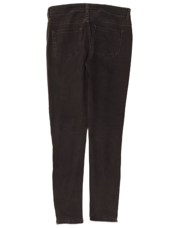 Oasis Jeans Ajustados Jade para Mujer UK 10 Small W27 L28 Algodón Gris