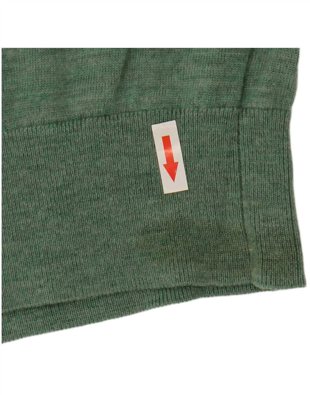 John Lewis Jersey de cuello redondo para hombre de lana merino verde medio