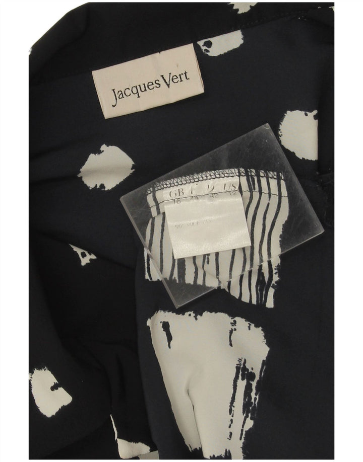 Jaques Vert Blusa camisera extragrande para mujer UK 46 Grande Azul marino Floral