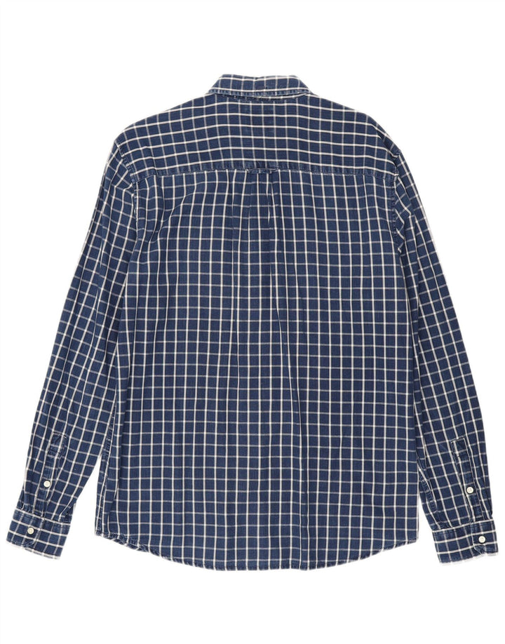 Wrangler Camisa Regular Fit De Algodón A Cuadros Azul Marino Medio Para Hombre