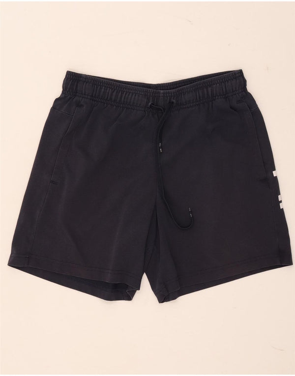 Adidas Pantalones cortos deportivos gráficos para hombre Algodón azul marino mediano
