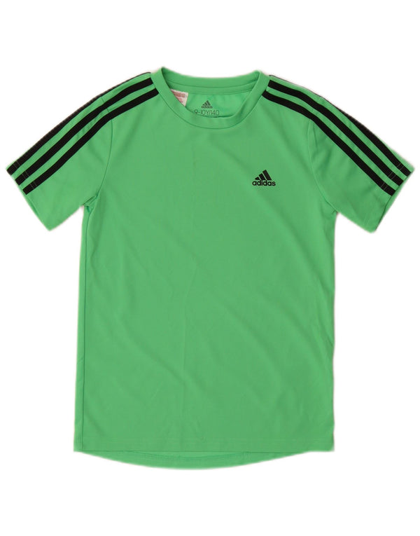 Adidas Boys Aeroready Camiseta Top 9-10 Años Verde Poliéster