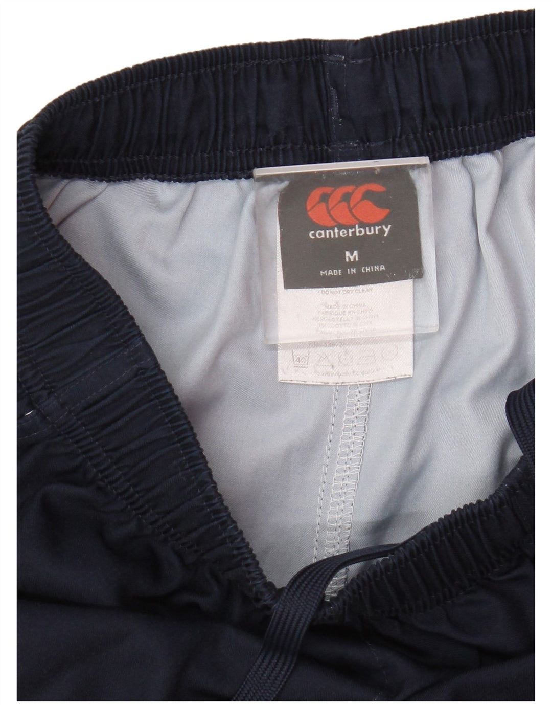 Canterbury Pantalones cortos deportivos para hombre Poliéster azul marino mediano
