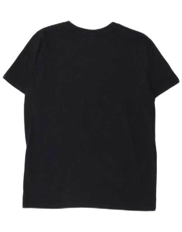Abercrombie & Fitch Camiseta estampada para niño 15-16 años Azul marino Algodón