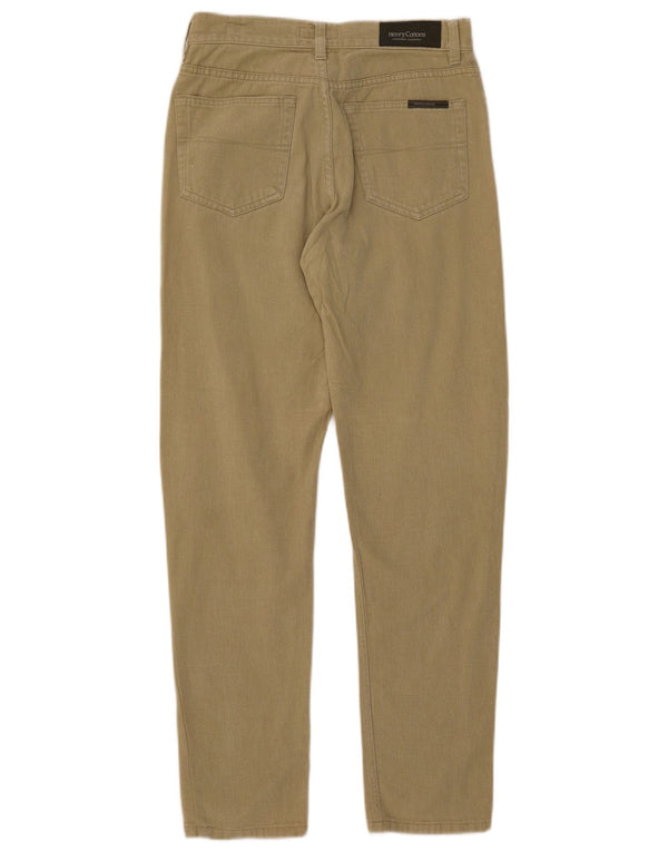Henry Cottons Pantalones casuales delgados para hombre W31 L31 Algodón caqui