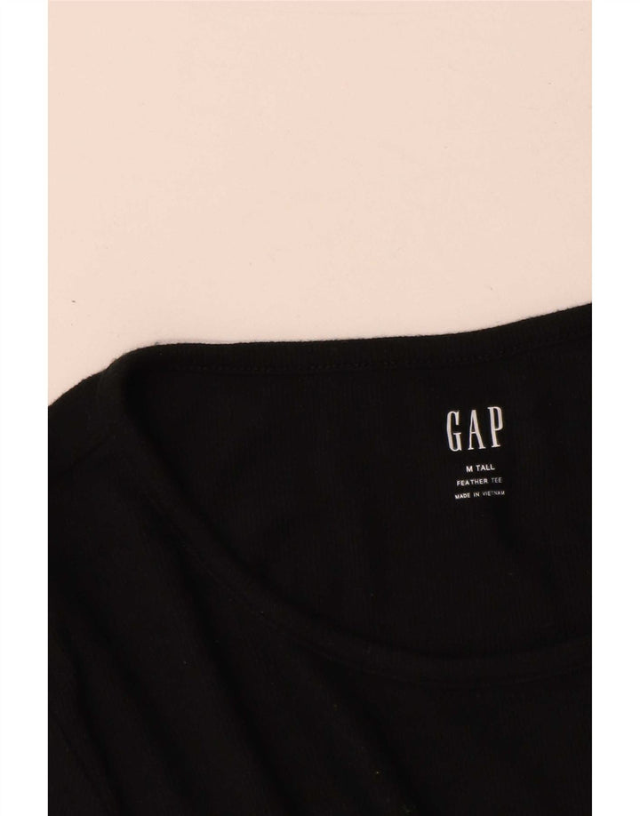 Gap - Camiseta alta para mujer, talla 40, talla M, color negro