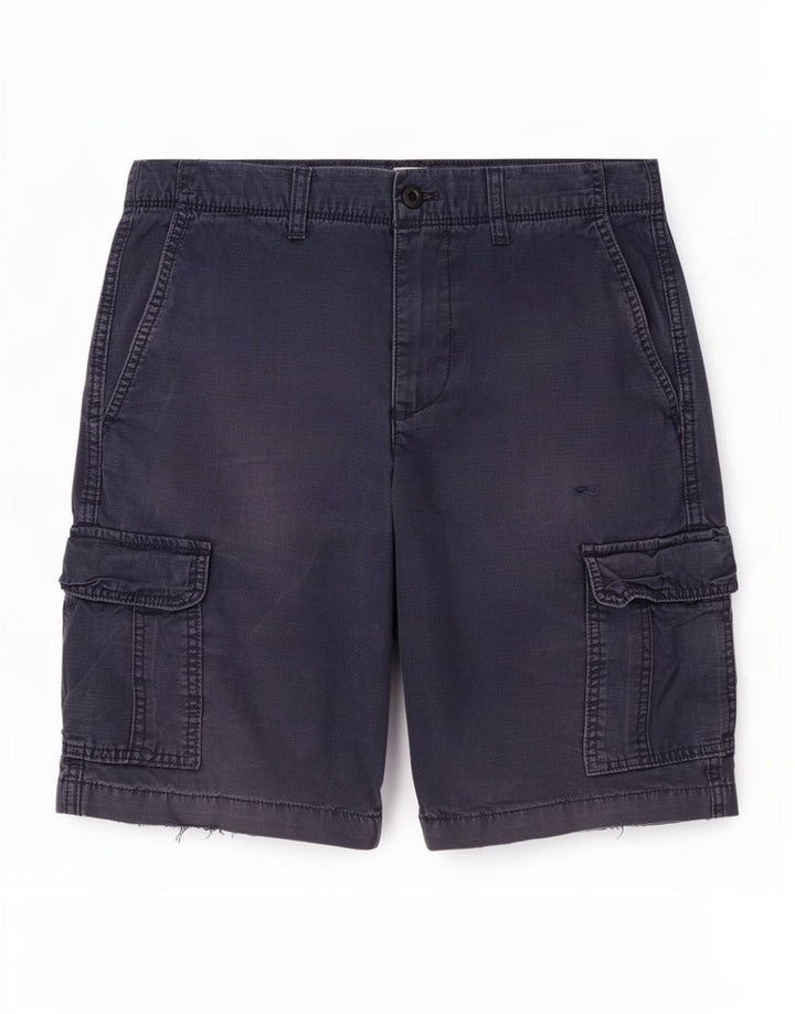 Pantalones cortos tipo cargo Gap para hombre W28 Algodón a rayas azul marino mediano