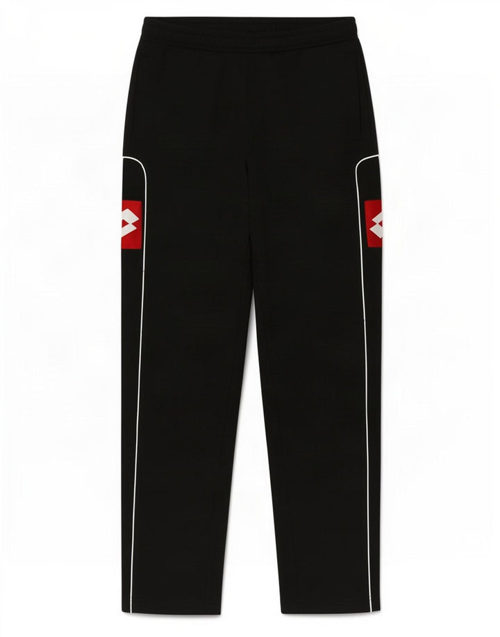 Lotto Hombre Pantalones De Chándal Gráficos Poliéster Color Block Mediano Negro