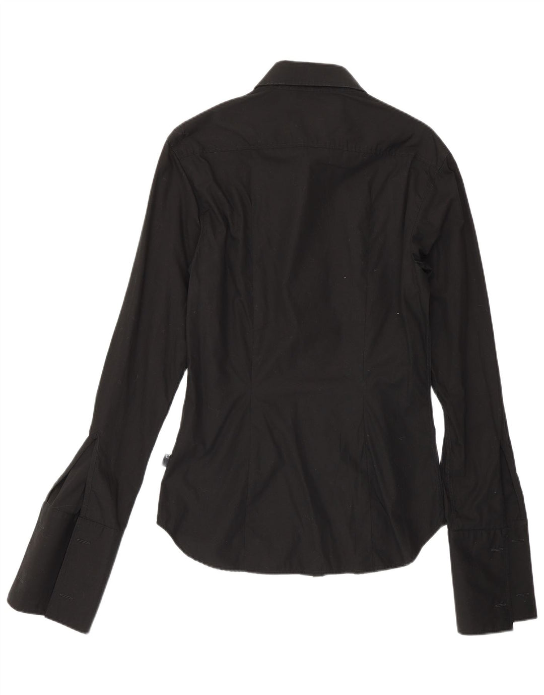 Just Cavalli Camisa formal para hombre IT 46 Small Algodón negro