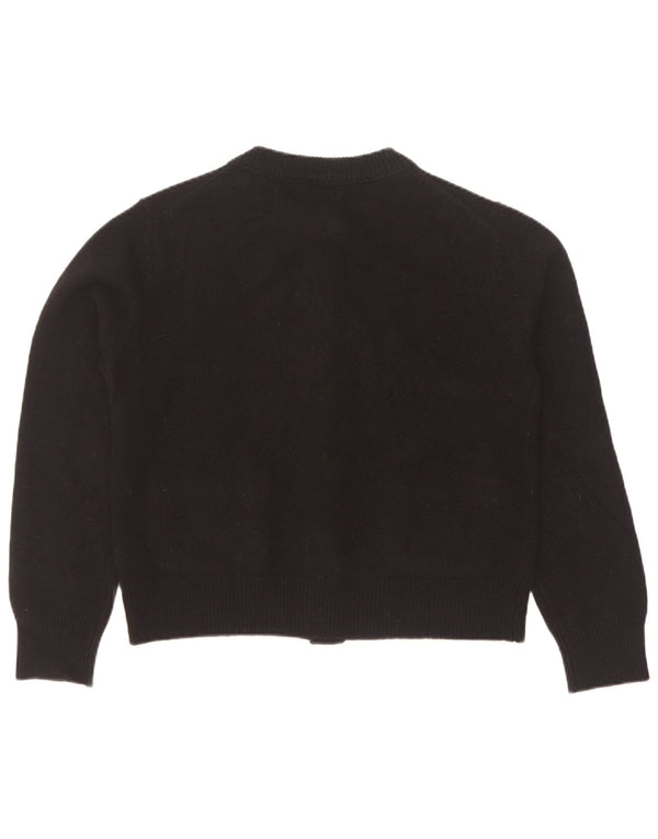 Massimo Dutti Cárdigan Mujer UK 40 Mediano Lana Negra