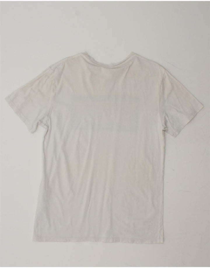 LEVI'S Mens Graphic T-Shirt Top Medium White Cotton Vintage Levi's and Second-Hand Levi's from Messina Hembry 