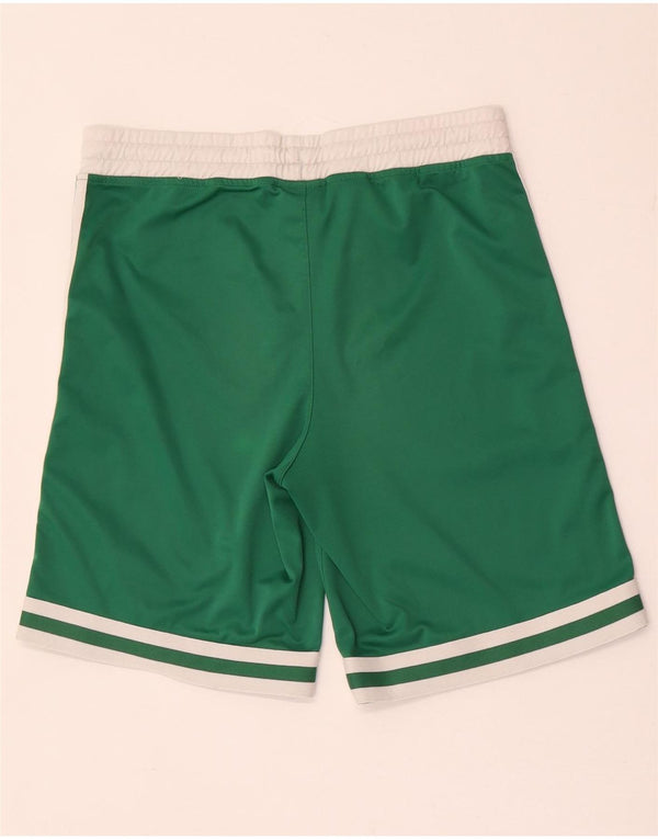Adidas - Pantalones cortos deportivos para niños Boston Celtics 11-12 años, color verde